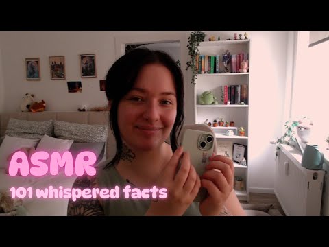 ASMR Whispering 101 Facts | for sleep, study, relaxation