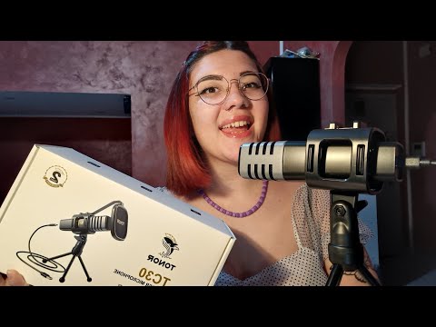 TEST NEW MIC TONOR TC-30 (Collab) 😴😍💜 | ASMR ITA