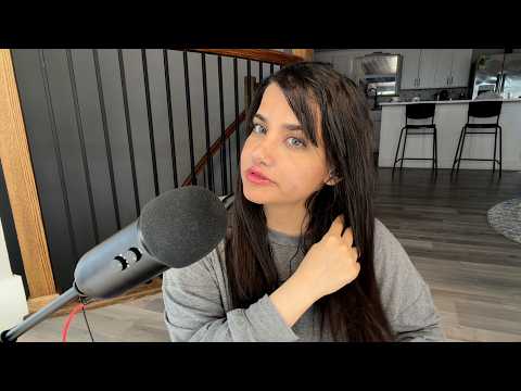 ASMR Crackling Hair Straightening While Chewing Gum Like a Basic Britney