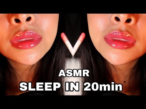 ASMR | Mouth sounds & lipgloss application & hand movements