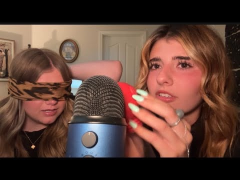 [ASMR] Guess the Trigger Challenge (with my best friend)