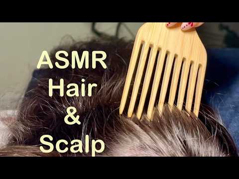 ASMR Wooden Hair Tools & Scalp Sounds for Deep Sleep (No Talking)