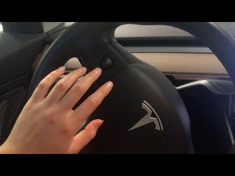 CAR ASMR🚗| tesla tapping & scratching