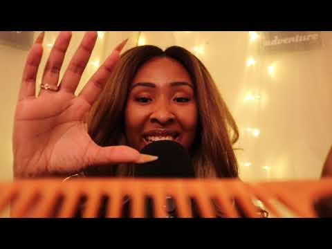 ASMR Combing Aura 🥴, Cord Cutting, Drawing Reiki Symbols ALL Chakras | Whispers