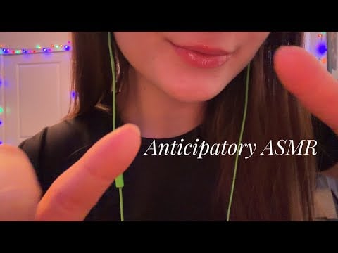 Anticipatory ASMR Almost Touching You & Mouth Sounds 😴