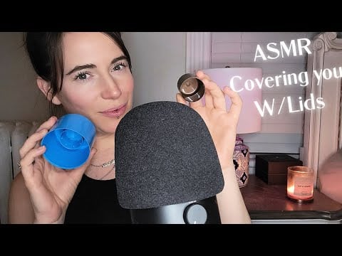 ASMR Covering Your Face - Lots of Personal Attention - Inaudible Whispering 💤💤😴