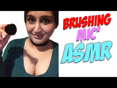 ASMR Brushing Mic Sounds (Whisper Soft Spoken Voice)