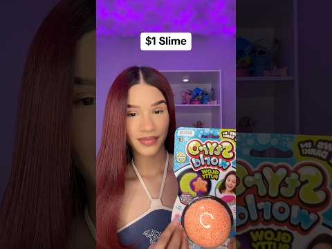Slime de $1 #slimeasmr #dollartree #dollartreefinds