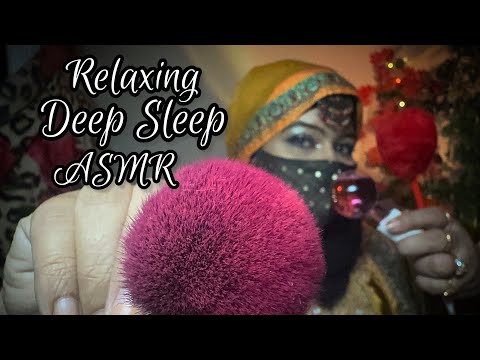 Layered face sounds for deep sleep ASMR 