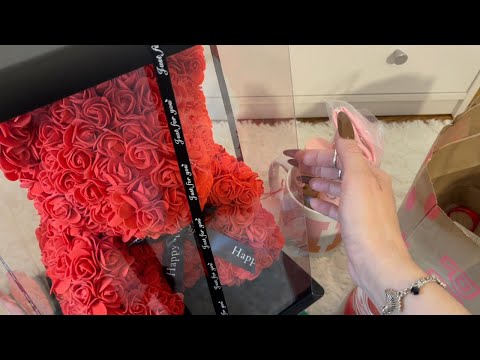 ASMR What I got for Valentine's Day ♥️ *super tingly*