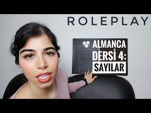 👩‍🏫Almanca dersi: SAYILARI ÖĞRENİYORUZ [Türkçe ASMR]