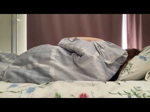 Sleeping snoring girl