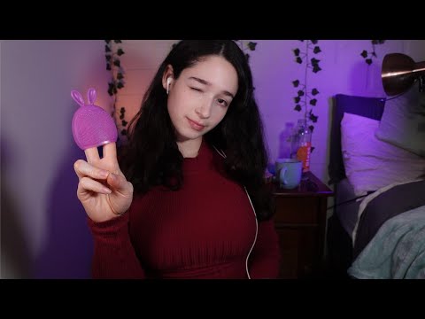 ASMR Personal Attention to Fall Asleep FAST (pampering, face massage/brush...)