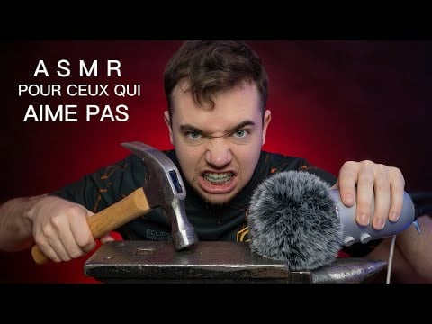 #ASMR pour ceux qui détestent ça !!