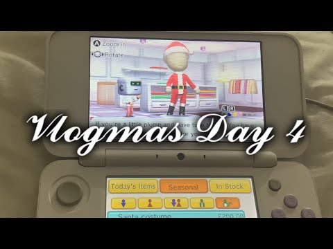 (NOT ASMR) Vlogmas Day 4 - 2020 | Lazy Day & Tomodachi Life