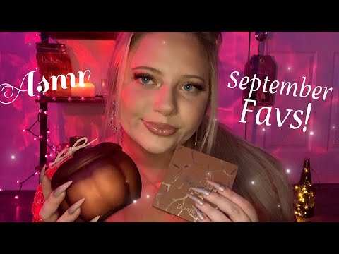 Asmr September Favorites | Tapping, Scratching & Chit Chatting 👻