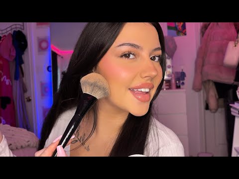 ASMR | Doing My Makeup 💄(whisper ramble, personal attention, application sounds) #asmr #makeup