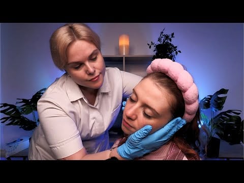 A Real Person ASMR Skin Assessment