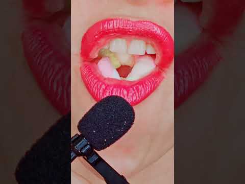 ASMR Marshmallow 🍬 Soft Chewy Sounds | No Talking | 마시멜로 #ASMR #MarshmallowASMR #마시멜로