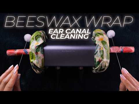 ASMR Beeswax Wrap Ear Canal Cleaning for the Sleep-Deprived | 3D Brain Penetration (No Talking)