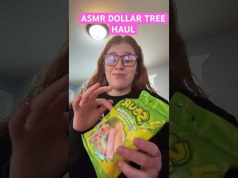 ASMR mini dollar tree haul #asmr #relax #whisper #haul