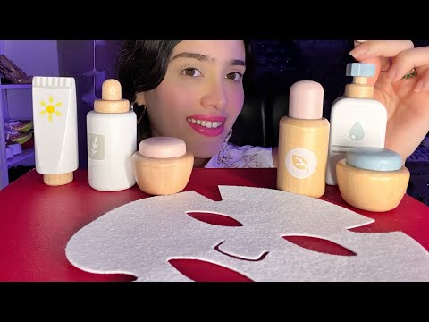 ASMR- SKIN CARE / CUIDADO DE PIEL - ROLE-PLAY CON PRODUCTOS DE MADERA 🪵