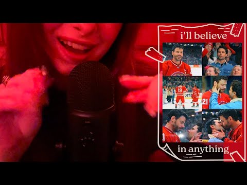 ASMR for Heated Rivalry Fans Part 2 (Whispering the lyrics to I'LL BELIEVE IN ANYTHING on loop) 🥰🏒💛