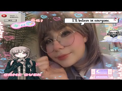 Chiaki calms you down (again) - danganronpa ASMR (face touching)  | Sugar Sweett