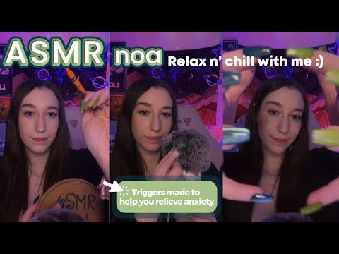 Affirmations, Tapping, Whispering +more | ASMR for sleep & relaxation 💕| live #252