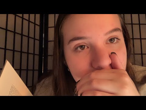 ASMR Reading You to Sleep (Cupped/Inaudible Whispering)