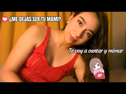 ASMR | ¿DEJAS QUE SEA TU MAMÁ ESTA NOCHE?. (te CANTO y te hago MIMITOS)