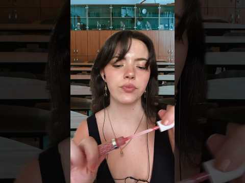 ASMR Doing Your Makeup During Class 💅 #asmr