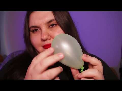 ASMR   Touching a Yellow Balloon | Clear Trigger Sounds