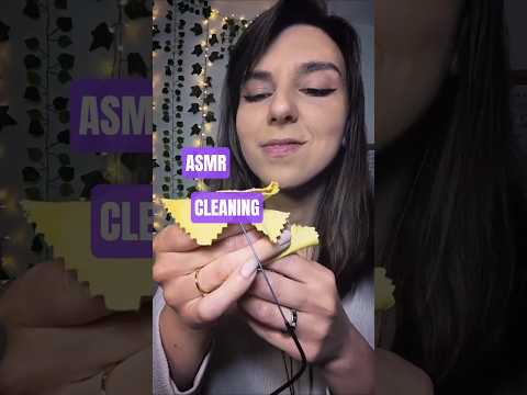 ASMR Pulizia occhiali super rilassante 🤓 #relax #asmr #tirilassoin1minuto
