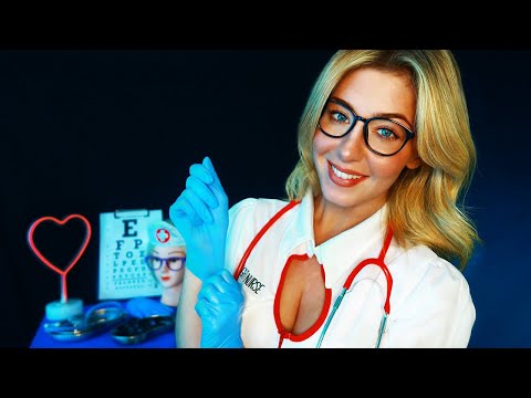 ASMR CHEEKY CRANIAL NERVE EXAM | Nurse Roleplay