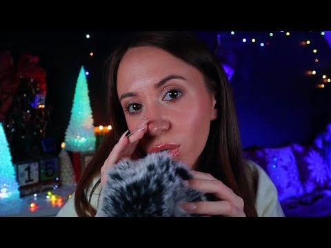 ASMR / Holiday Trigger Words (close whispers & mic brushing)