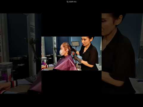 Salon ASMR: Stimulating Sight and Sound | Brighten Up While Covering Gray Hair and Touching Up Your
