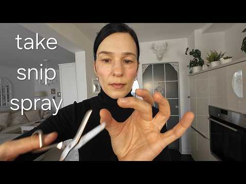 take it snip it spray it ASMR