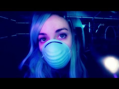 ASMR Sci-Fi Medical Exam  🚀 Spaceship ○ White Noise •