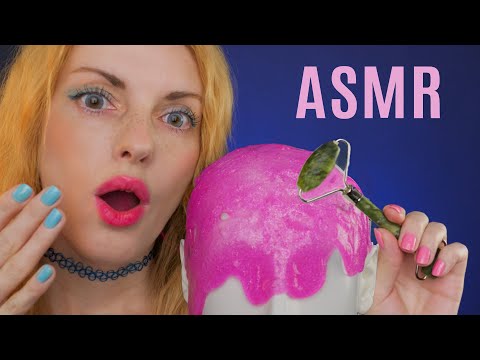 ASMR Unpredictable Weird Girl Gives You Sticky Skincare