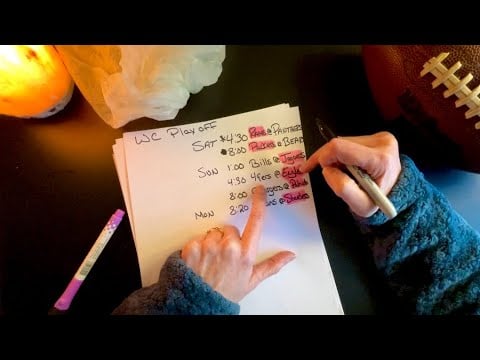NFL Playoff Picks ~ Relaxing Soft-Spoken ASMR