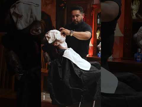 💈 We Are Back With America's Most Polite Barber For A Hot Towel Shave ✨