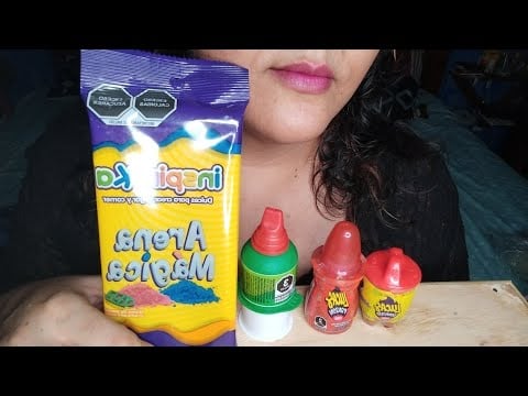 ASMR probando dulces mexicanos