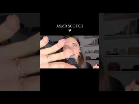 ASMR SCOTCH 💚 #asmr #asmrita #scotch #shorts