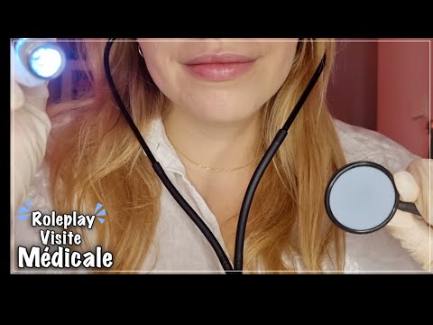 ASMR FRANÇAIS 🌸 ROLEPLAY " VISITE MEDICALE" 🌡️ - 100% RELAXATION