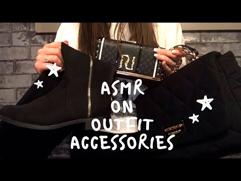 Outfit Scratching ASMR⚡ Fabric 💅Accessories 💎Skin