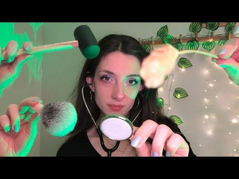 ASMR Doing Random Tests on You 🩺 Personal Attention (light, measuring, typing, brushing, gloves)