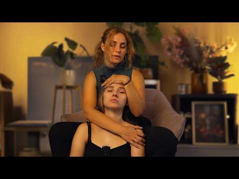 ASMR Intimate SOUL TOUCH Therapy and NEGATIVE Energy Removal, Scalp Massage & Body Oil Massage