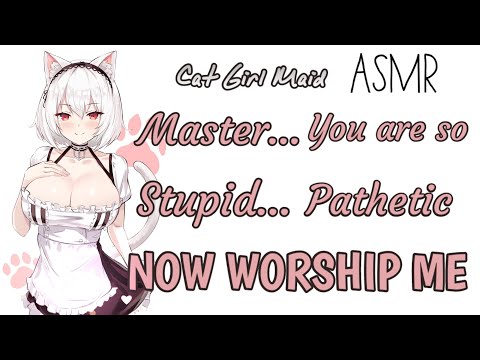 🐱 Cute Dominant Cat Girl Maid Punishes You [F4M] [Neko] [RoleplayASMR]