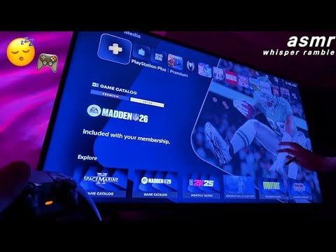 ASMR | Showing My Video Game Collection & New Games (whisper ramble)